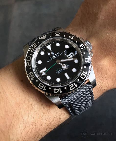 rolex gmt master ii replacement strap|Rolex GMT Master 16750 price.